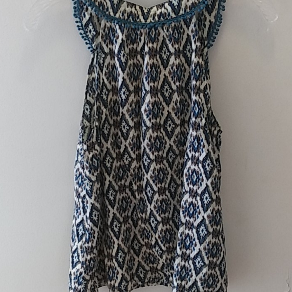 THML Green & Beige Top Size S - Picture 6 of 8